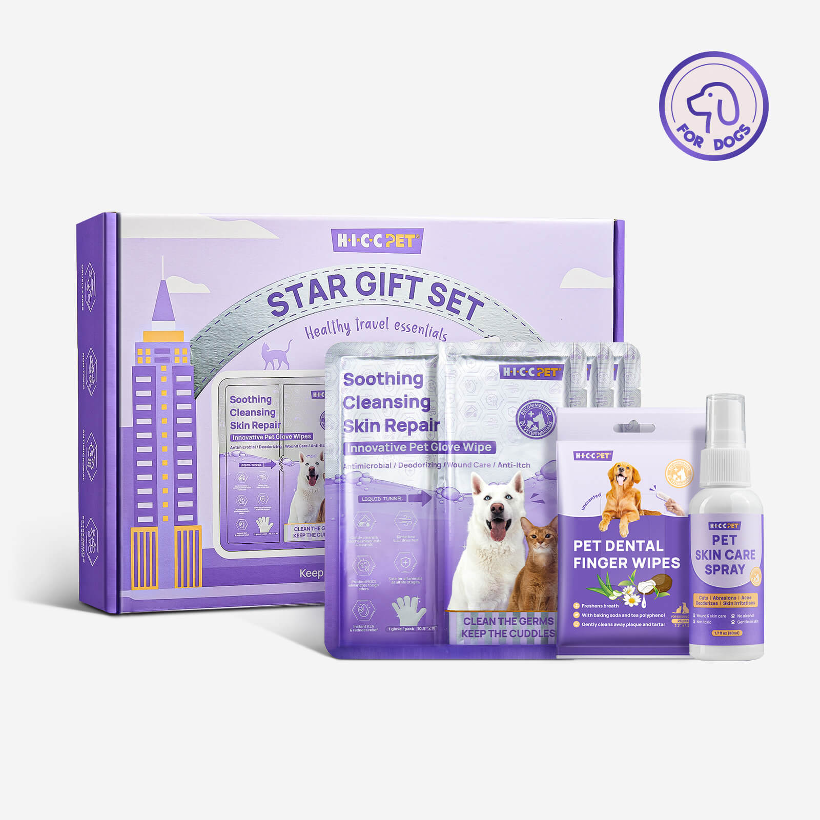 HICC Pet® Star Gift Set - Dog Health Care Starter Kit